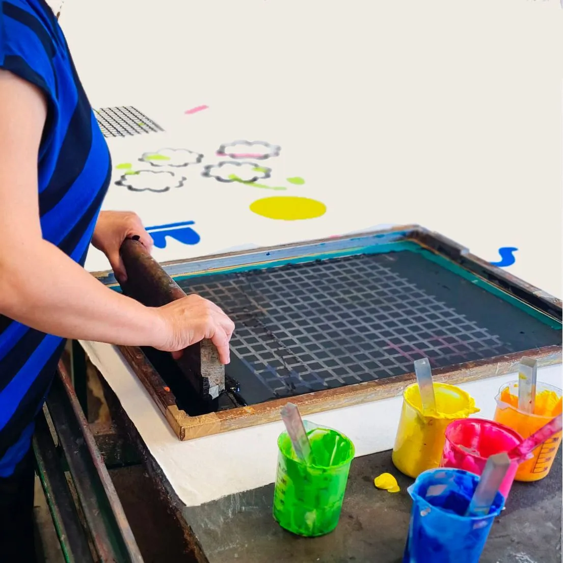 Creative textile printing
